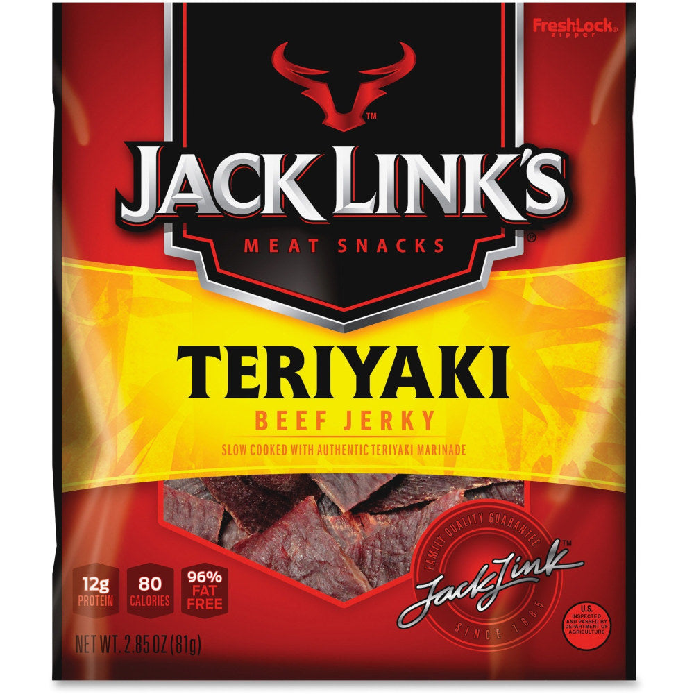 Jack Links Teryiaki Beef Jerky, 2.85 Oz