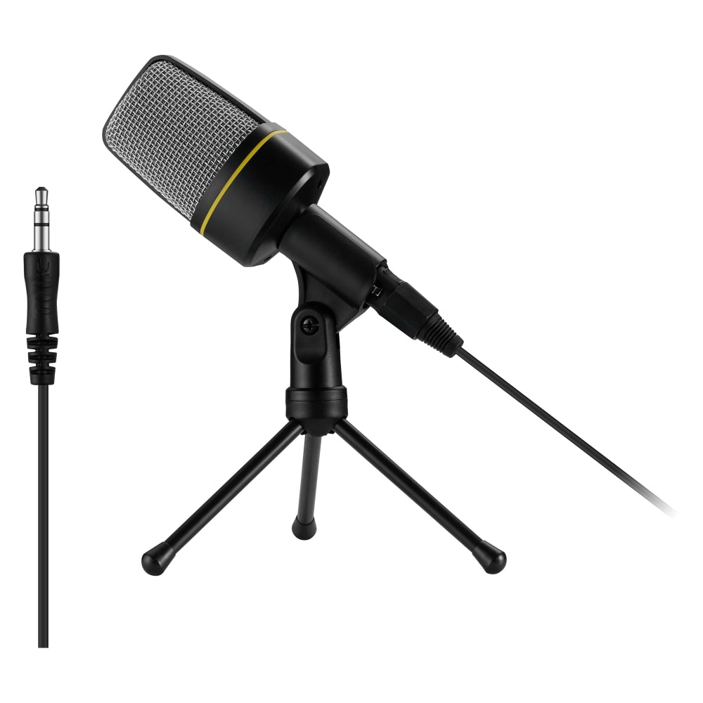 Volkano Stream Media Series Microphone, Black, VK-6505-BK