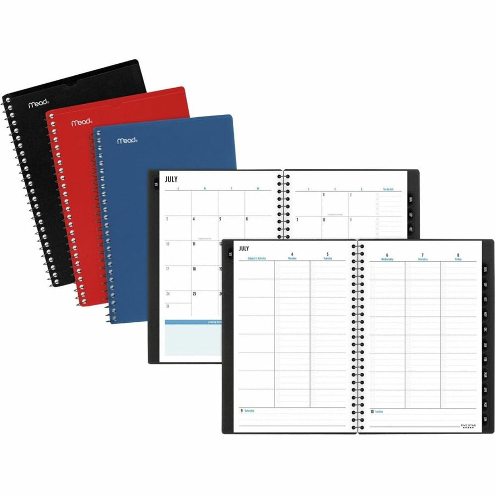 At-A-Glance Student Academic Planner, 8 1/2in x 5 1/2in, Multicolor, July 2022 to June 2023