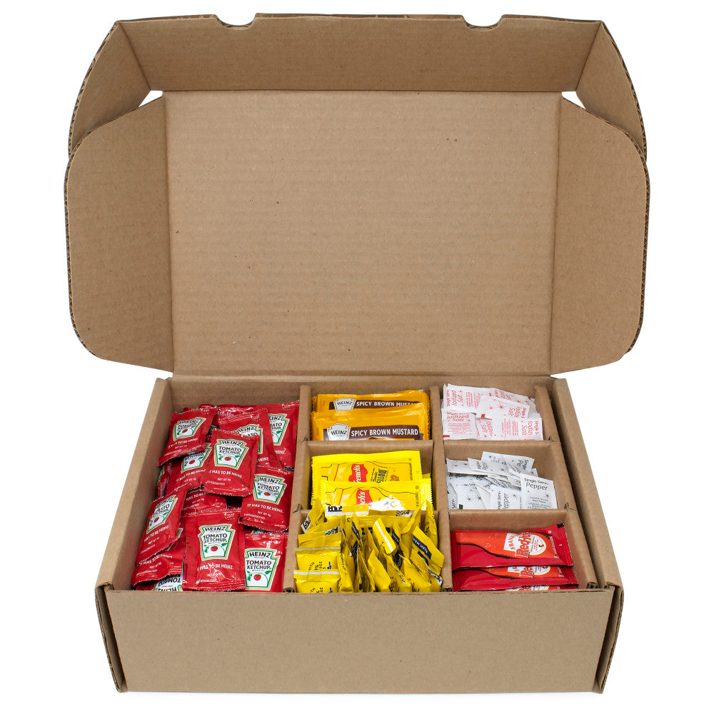 Snack Box Pros Condiment Box, 0.23 Oz, Box Of 515 Packets