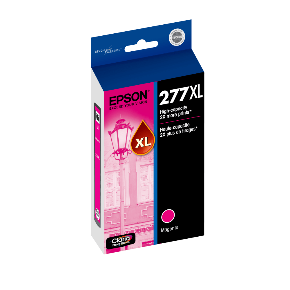 Epson 277XL Claria Magenta High-Yield Ink Cartridge, T277XL320