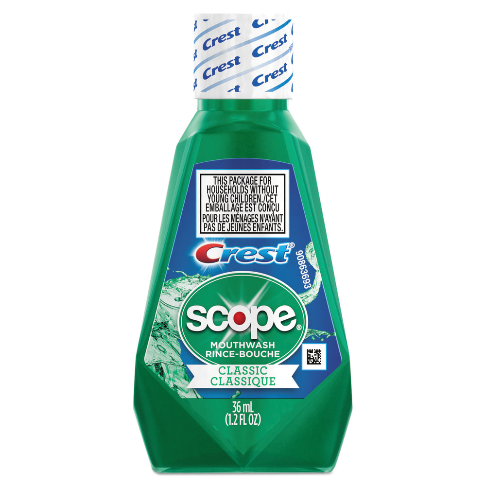 Crest And Scope Rinse, Classic Mint, 1.2 Oz, Pack Of 180 Bottles