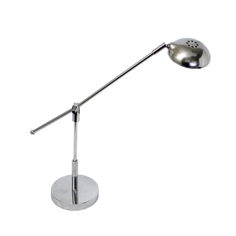 Simple Designs 3W Balance Arm LED Desk Lamp with Swivel Head, 21inH, Chrome