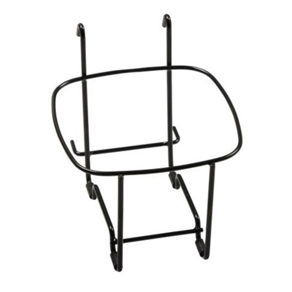 San Jamar Kleen Pail Floor/Wall Stand, 6 Qt, 9inH x 8-3/4inW x 9-3/4inD, Black