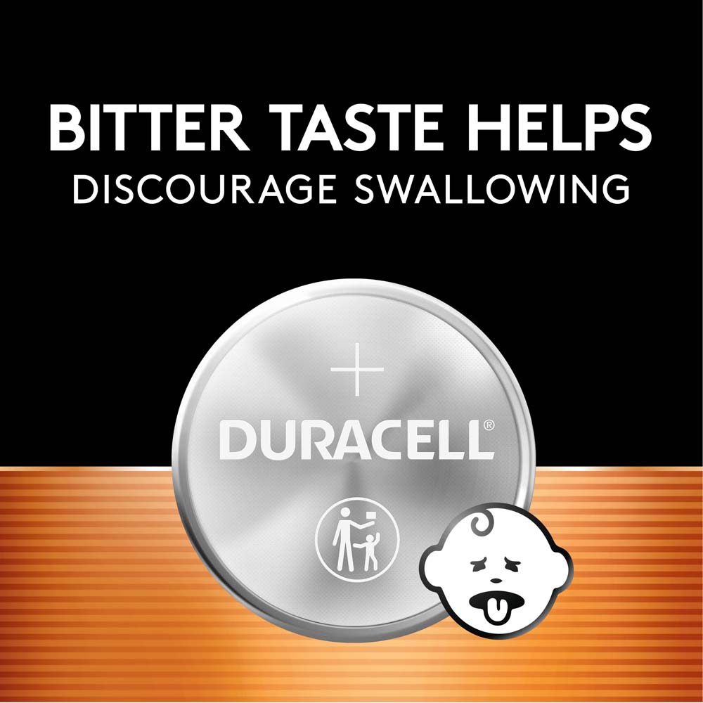 Duracell 3-Volt Lithium 2016 Coin Battery, Pack of 1