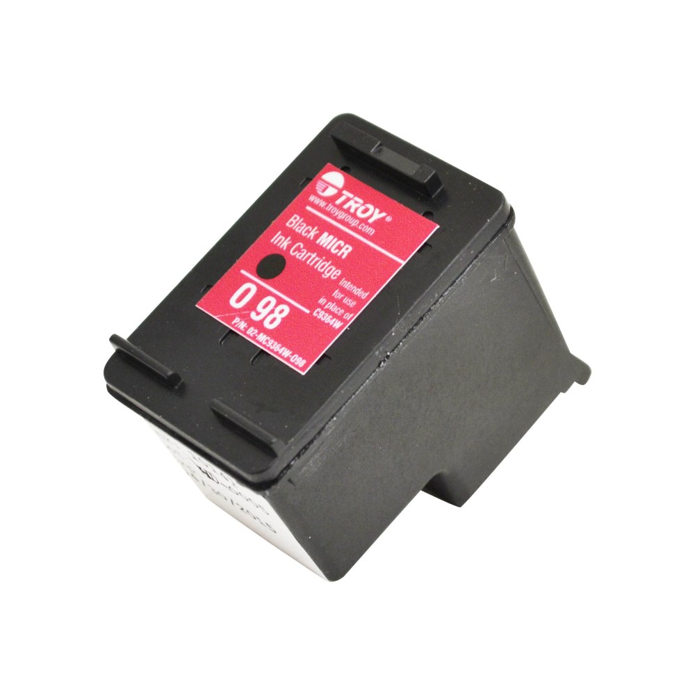 TROY - Black - OEM - MICR ink cartridge (alternative for: HP 98) - for P/N: 01-06100-001