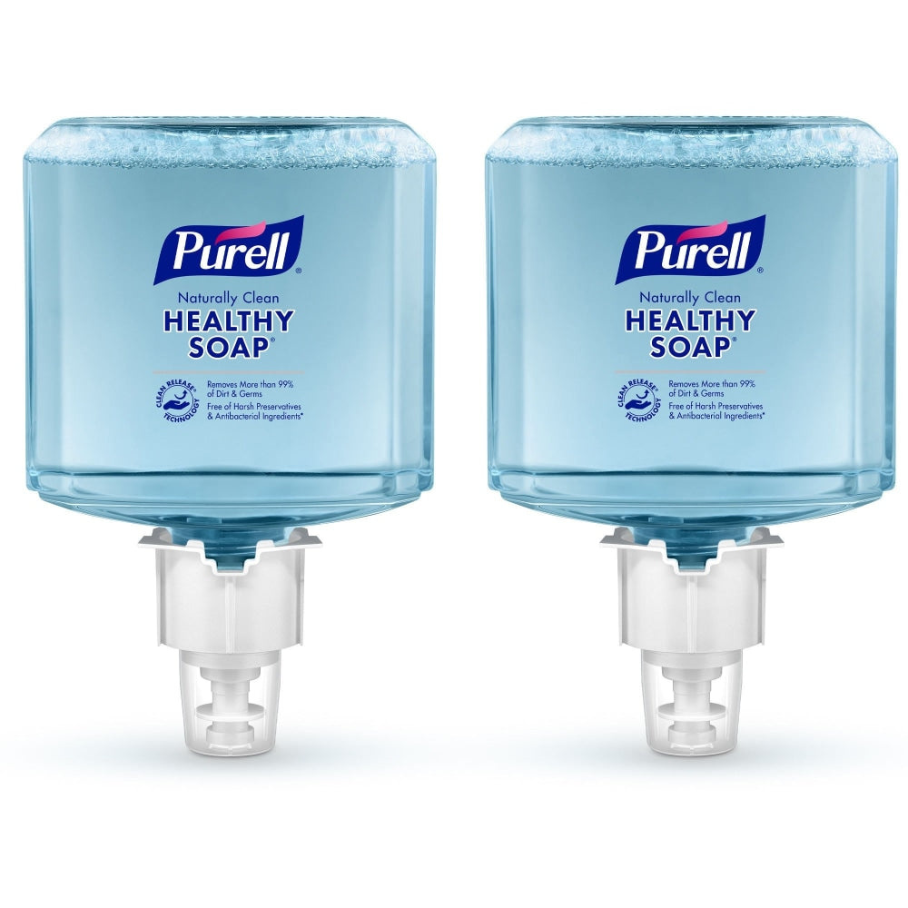 Purell ES6 Professional Foam Hand Soap, Naturally Clean Scent, 40.5 Oz, Carton Of 2 Refills