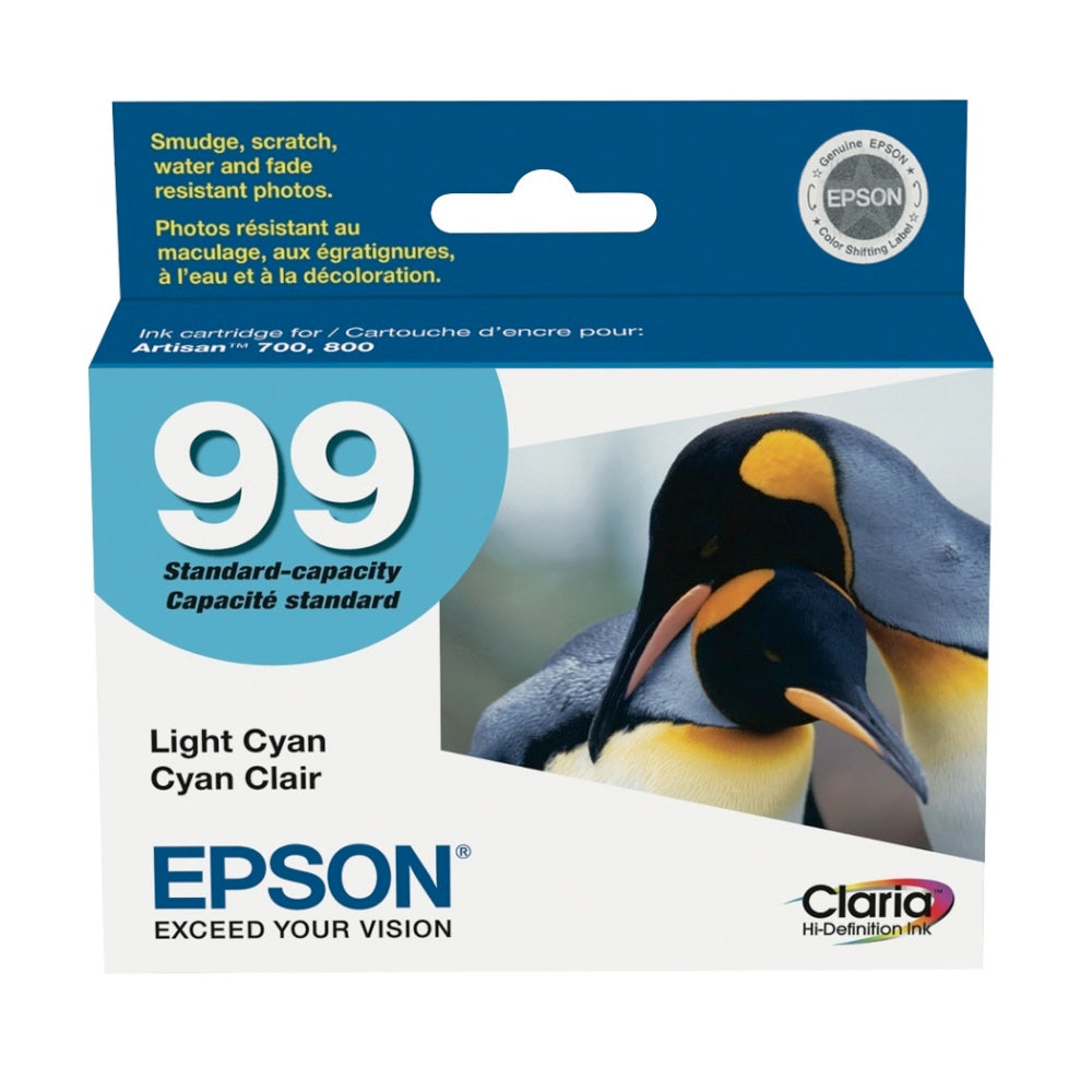 Epson 99 Claria Light Cyan Ink Cartridge, T099520-S