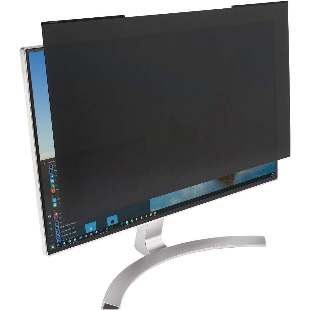 Kensington MagPro 24.0in (16:10) Monitor Privacy Screen with Magnetic Strip - For 24in Widescreen LCD Monitor - 16:10 - Fingerprint Resistant - 1 - TAA Compliant