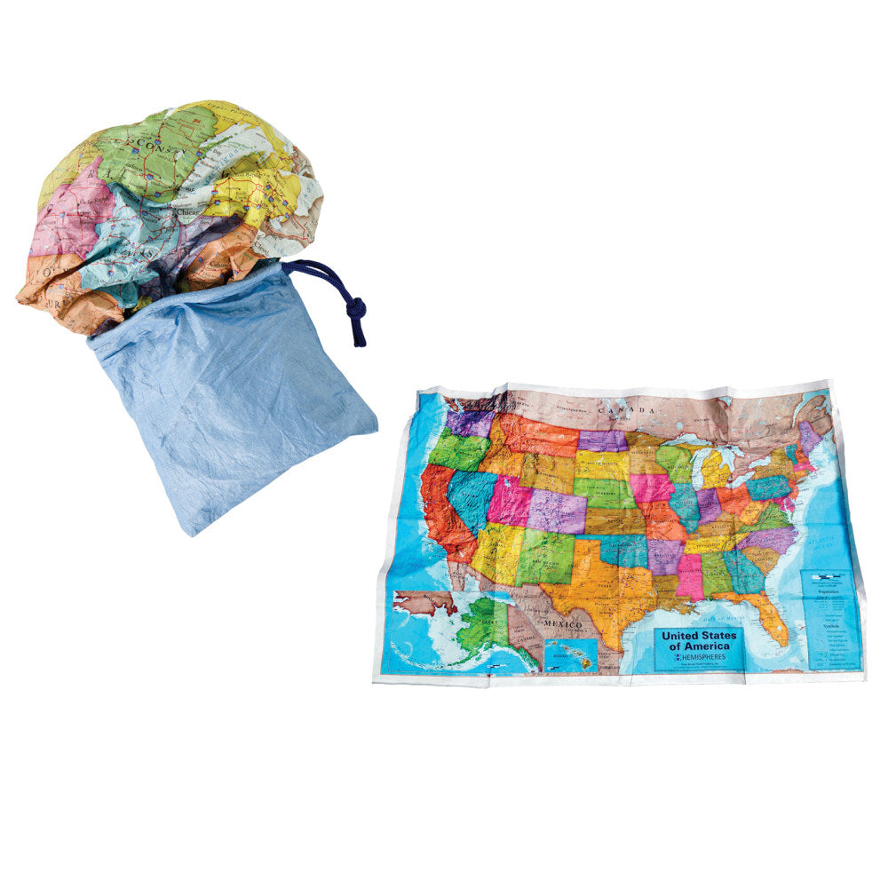 Round World Products USA Scrunch Map, 24in x 36in