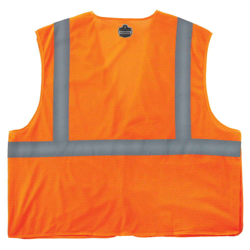 Ergodyne GloWear Breakaway Mesh Hi-Vis Type-R Class 2 Safety Vest, X-Small, Orange