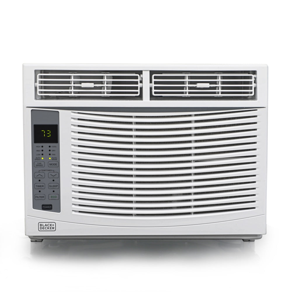 Black+Decker Window Air Conditioner, 6,000 BTU, White