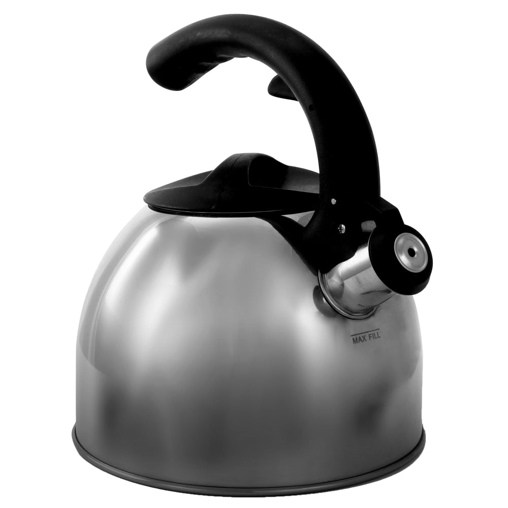 Mr. Coffee 2-Quart Tea Kettle, Steamline, Silver