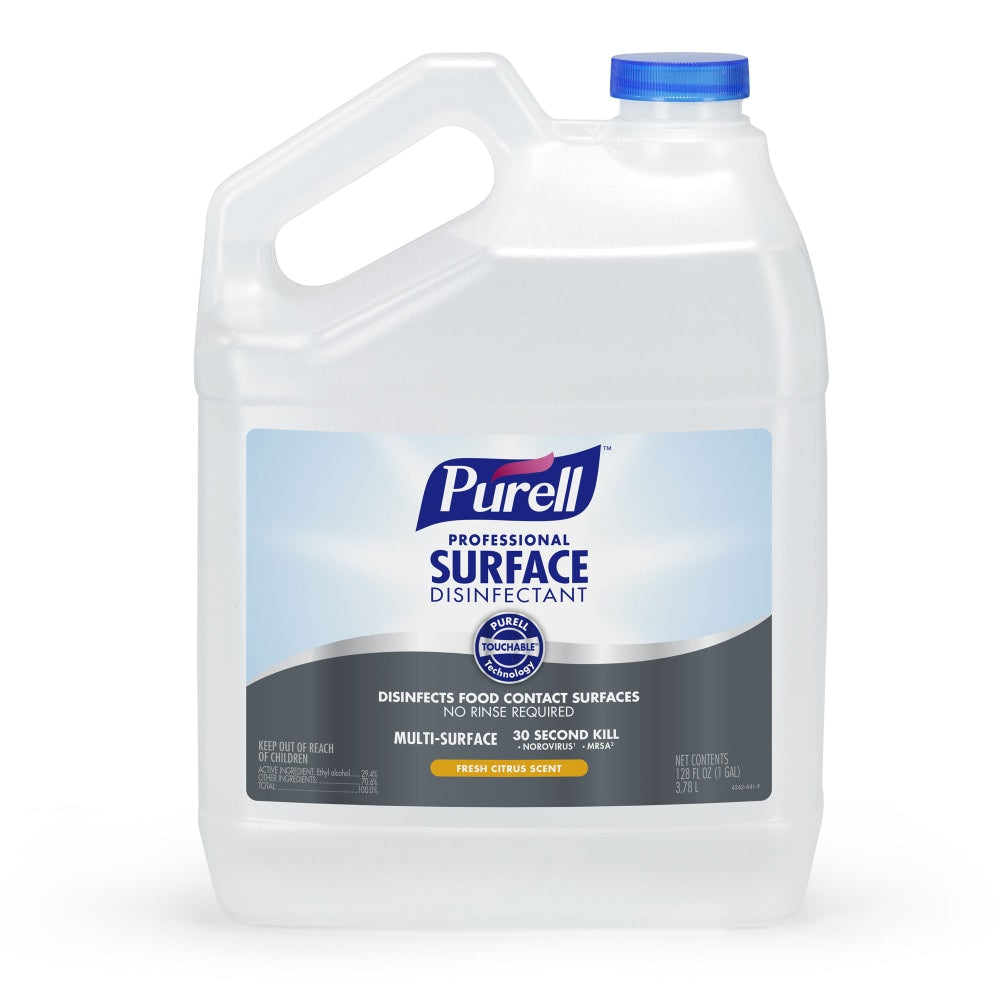 Purell Professional Surface Disinfectant Refill, Fresh Citrus Scent, 128 Oz Bottle, Case Of 4