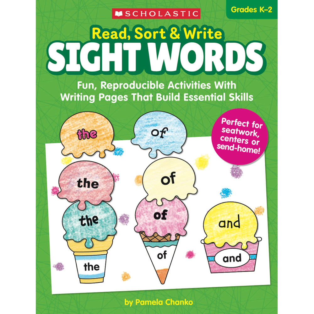 Scholastic Teacher Resources Read, Sort & Write Reproducible Workbook Bundle, Grade K-2