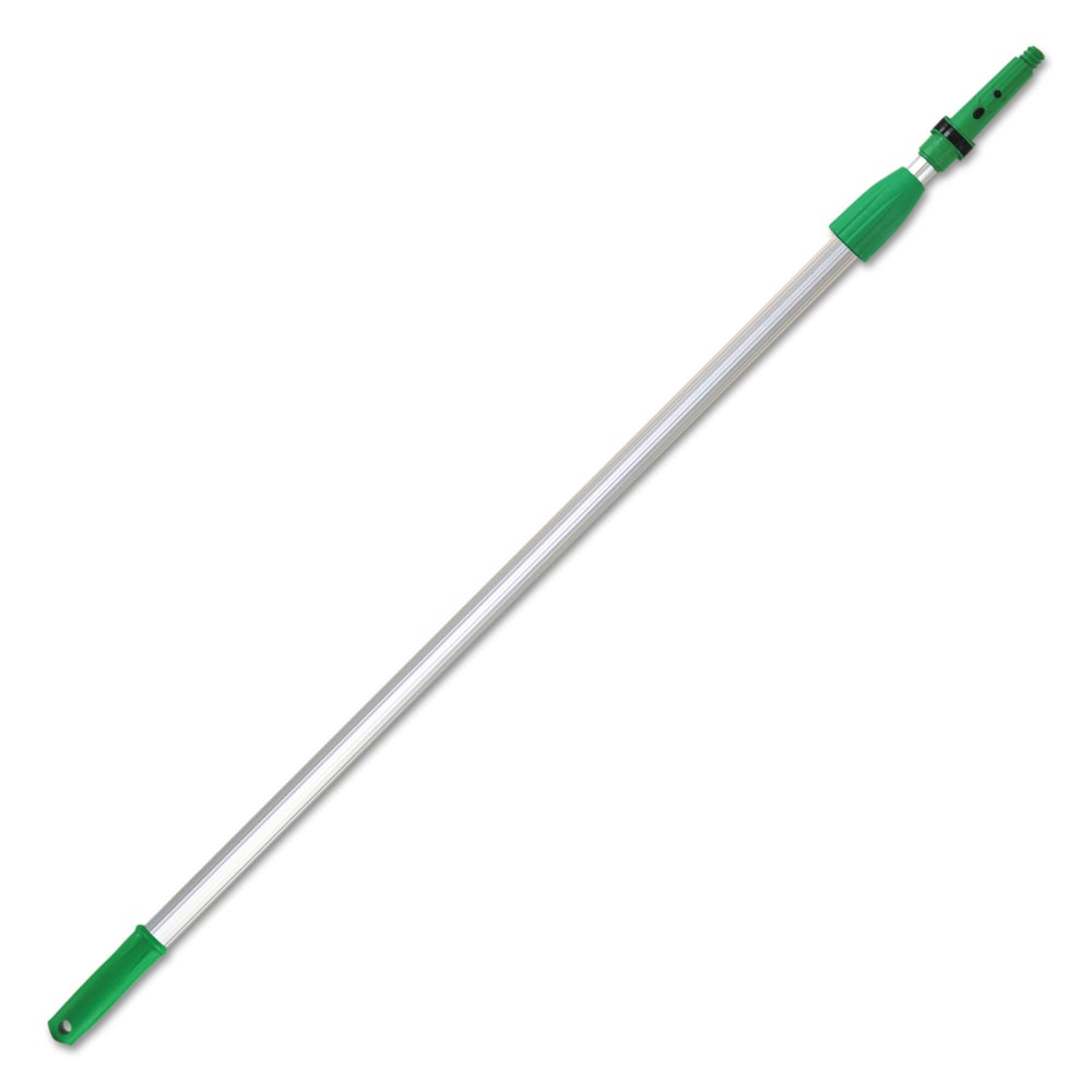 Unger Opti-Loc Telescoping Aluminum Extension Pole, 48in, Green/Silver