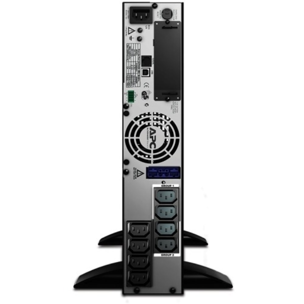 APC by Schneider Electric Smart-UPS SMX1000I 1000 VA Tower/Rack Mountable UPS - 2U Rack-mountable - 8 Minute Stand-by - 230 V AC Output - Sine Wave - USB