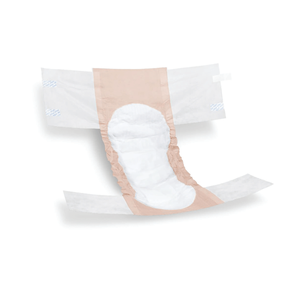 FitRight Extra Disposable Briefs, Small, Peach/White, Bag Of 20 Briefs