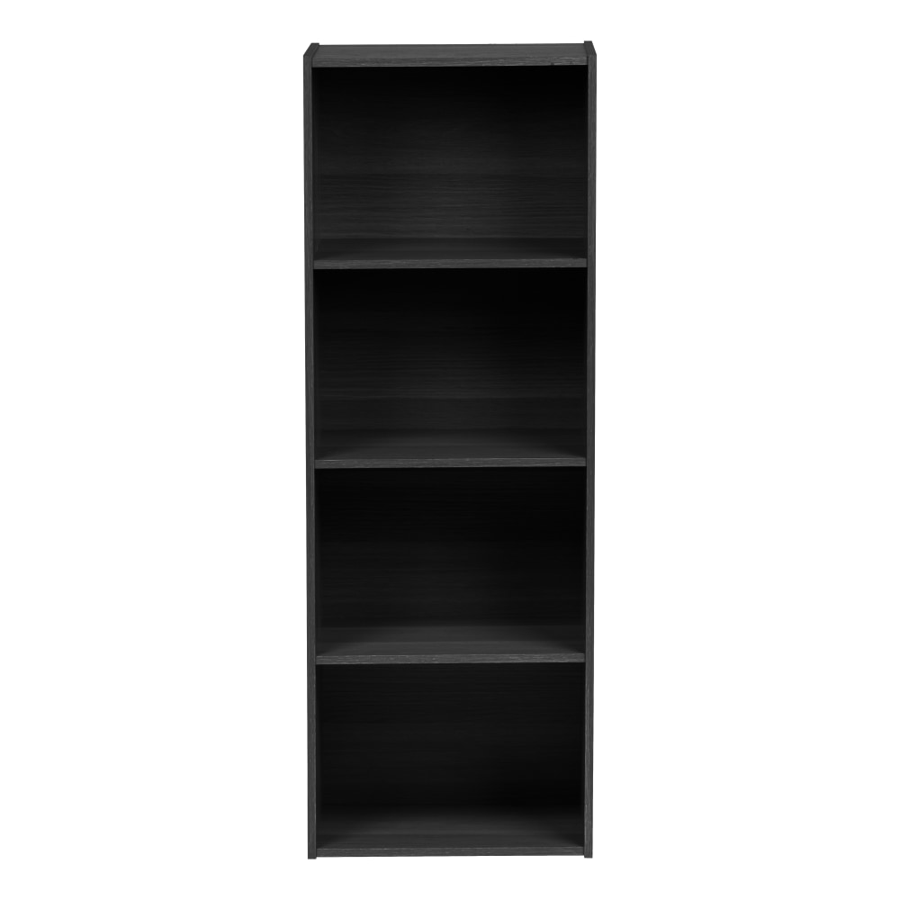 IRIS 46inH 4-Tier Storage-Shelf, Black