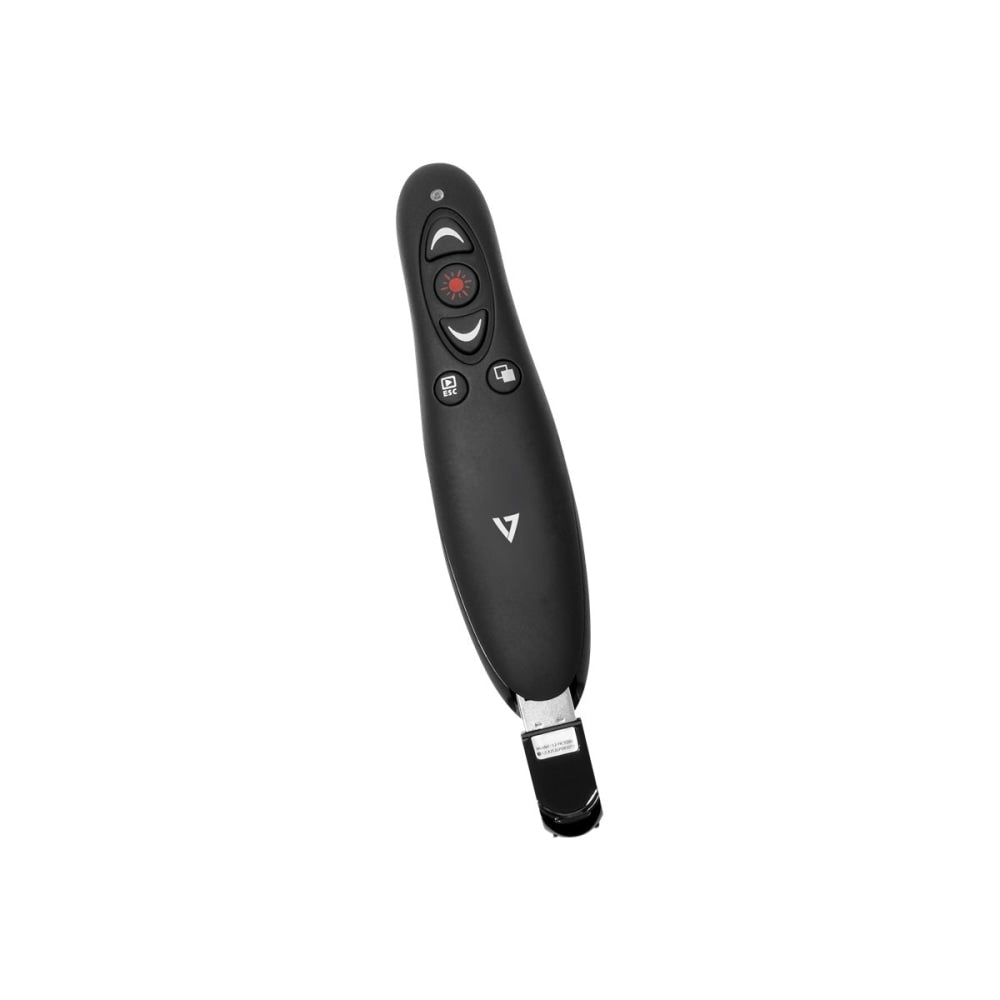 V7 Professional Wireless Presenter - Presentation remote control - 5 buttons - RF