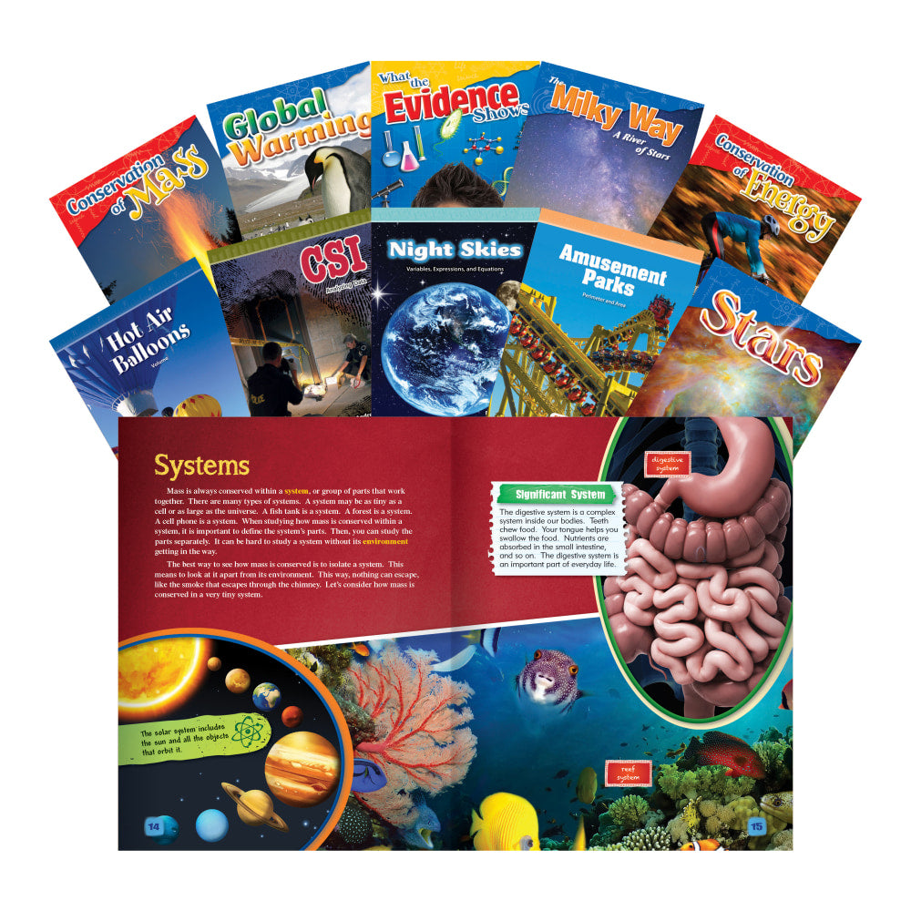 Teacher Created Materials STEM 10-Book Set, Grade 5