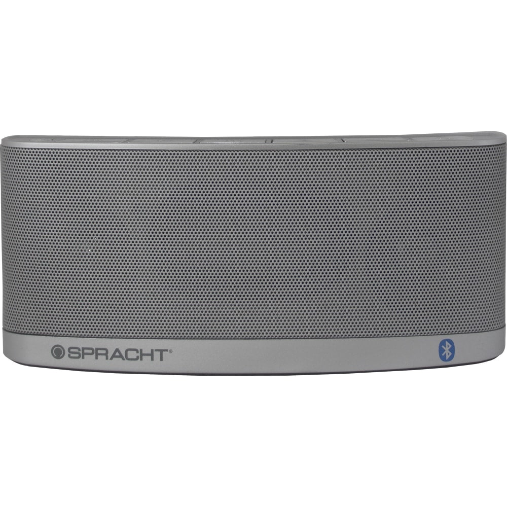 Spracht Blunote2.0 Portable Bluetooth Speaker, Silver