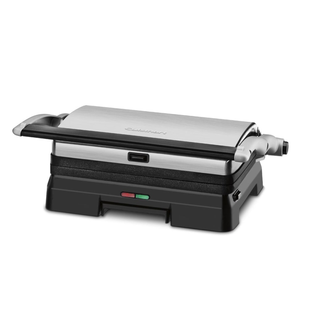 Cuisinart Griddler Grill & Panini Press, Silver/Black