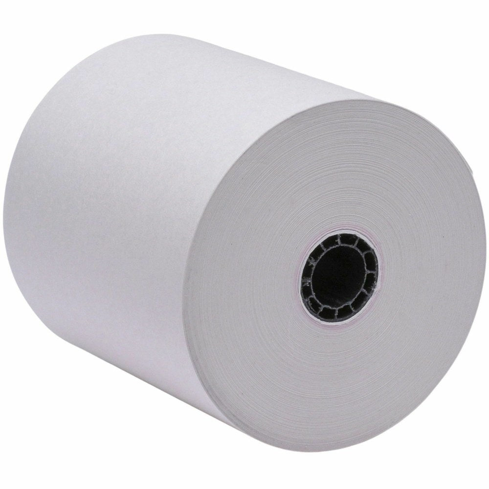 Business Source 1-Ply Pack Adding Machine Rolls - 3in x 165 ft - 12 / Pack - Sustainable Forestry Initiative (SFI) - Lint-free - White