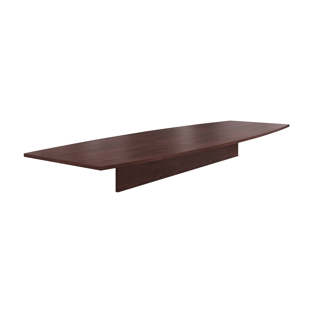 HON Preside Boat-Shaped Conference Table Top, 144inW, Mahogany