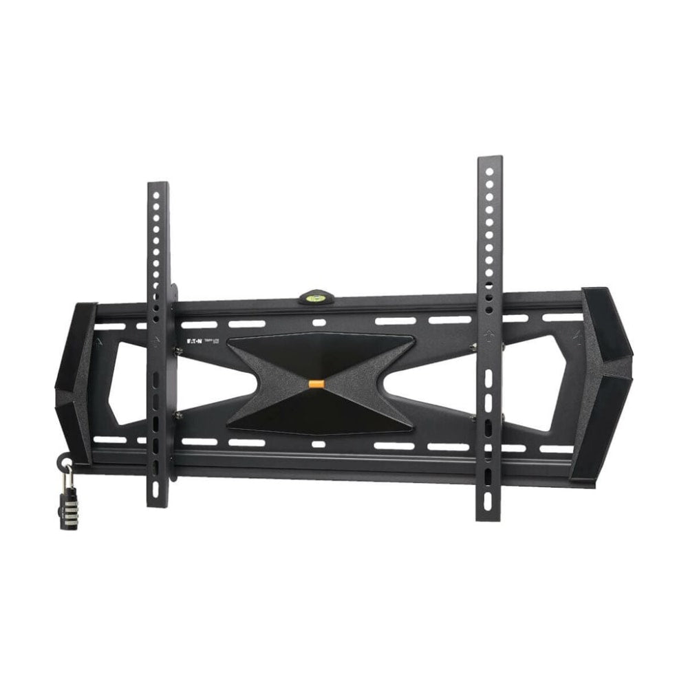 Eaton Tripp Lite Series Heavy-Duty Tilt Security Display TV Wall Mount for 37in to 80in TVs and Monitors, Flat or Curved Screens - Bracket - for flat panel - lockable - steel - black - screen size: 37in-80in - wall-mountable