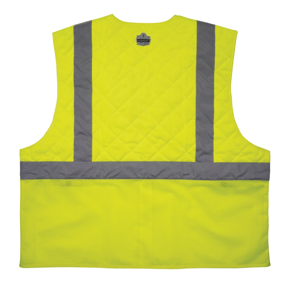 Ergodyne Chill-Its 6668 Hi-Vis Safety Cooling Vest, Small, Lime