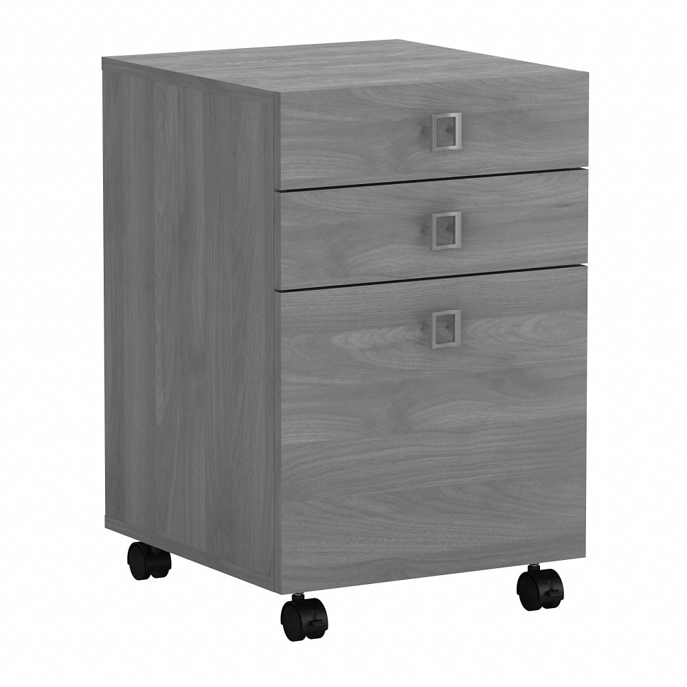 Bush Business Furniture Echo 17inD Vertical 3-Drawer Mobile File Cabinet, Modern Gray, Delivery