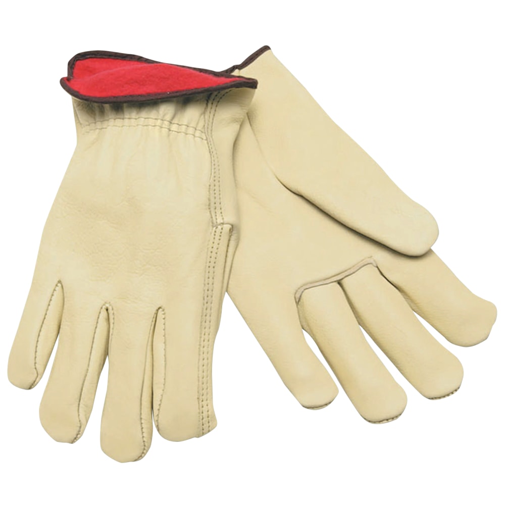 Memphis Glove Cowhide Fleece Lined Drivers Gloves, Small, Pack Of 12 Pairs