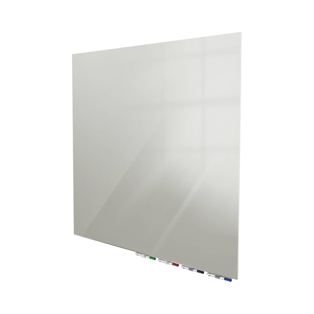 Ghent Aria Low Profile Glassboard, Magnetic, 48inH x 48inW, Square, Gray