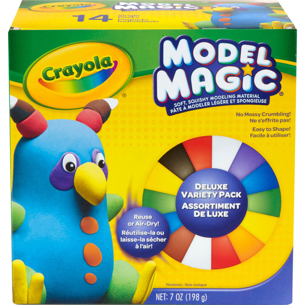 Crayola Model Magic Variety Pack, Assorted Colors, Pack Of 14