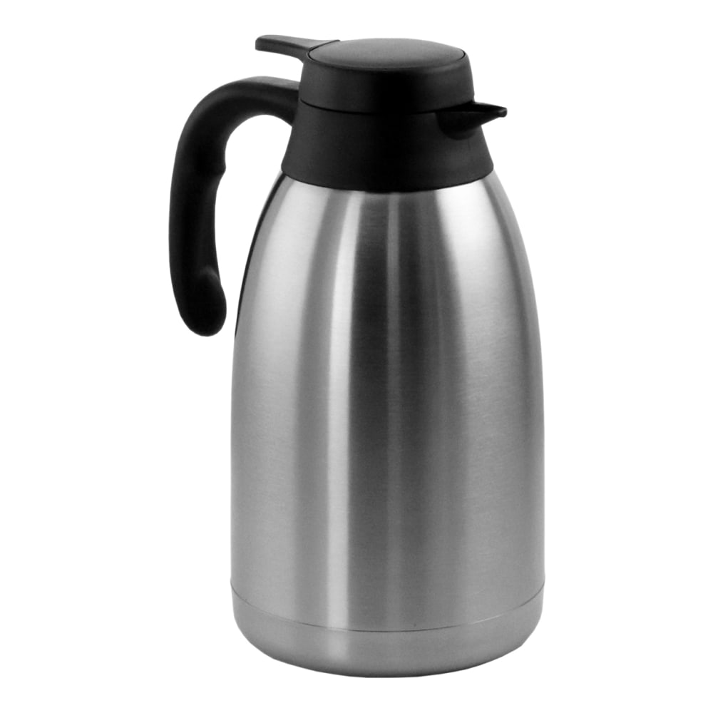 MegaChef 2-Liter Thermal Beverage Carafe, Silver