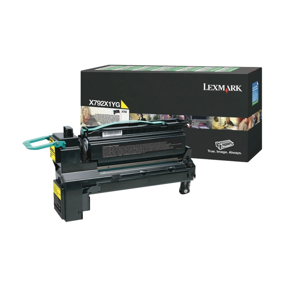 Lexmark X792X1YG Yellow Extra-High Yield Return Program Toner Cartridge