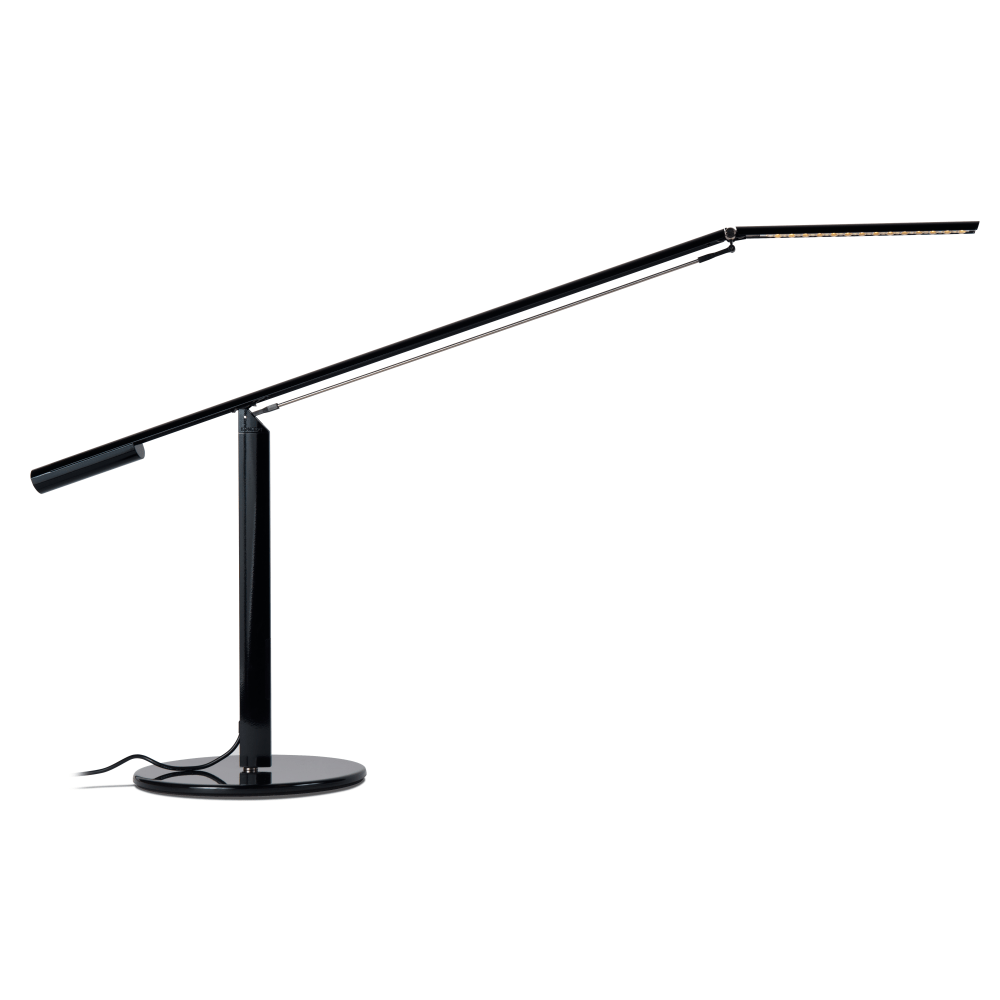 Koncept Equo LED Desk Lamp, Warm Light, 24-1/2inH, Black