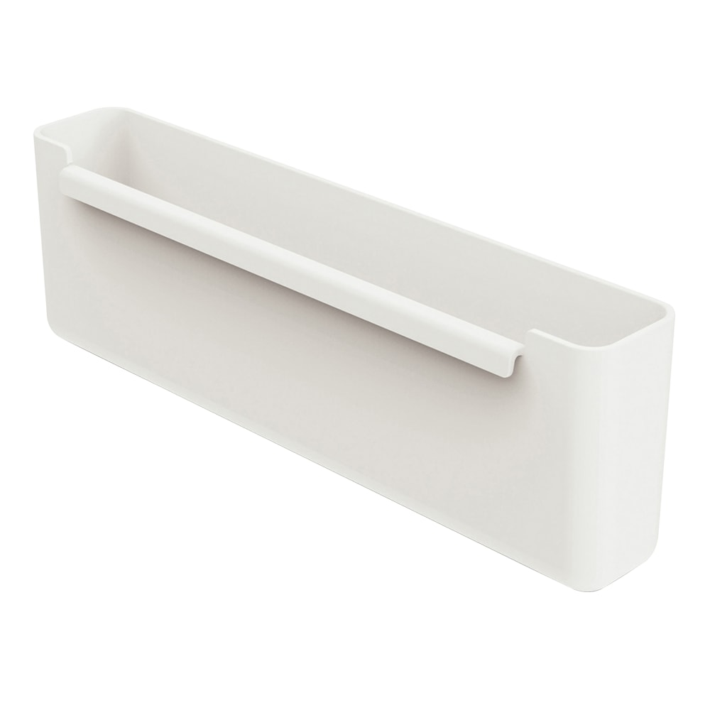 HON Fuse Side Saddle Bin, Small Size, 4in x 12 1/4in x 2 1/8, Designer White