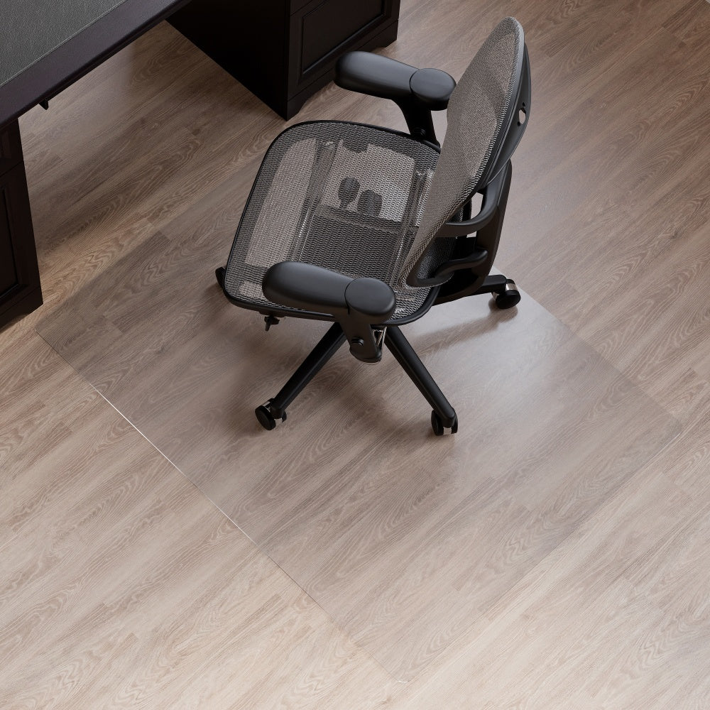 Realspace Hard Floor Chair Mat, 36in x 48in, Clear