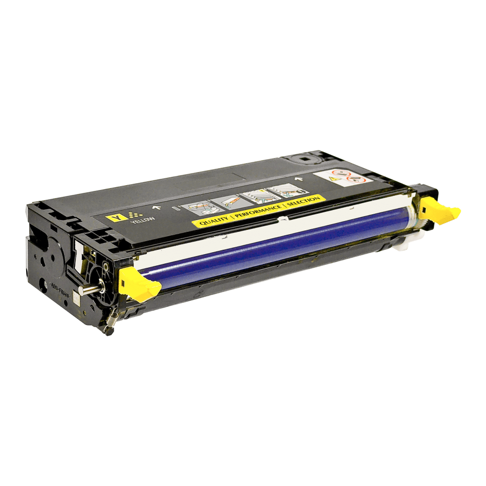 Hoffman Tech Remanufactured Yellow High Yield Toner Cartridge Replacement For Dell 330-1204, G485F, 330-1196, G481F, IG200506