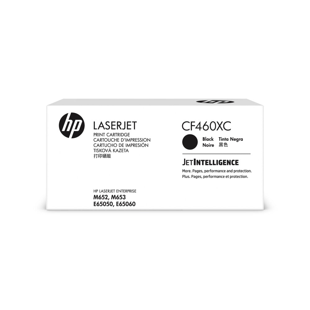 HP 656XC Black Contract High Yield Toner Cartridge, CF460X