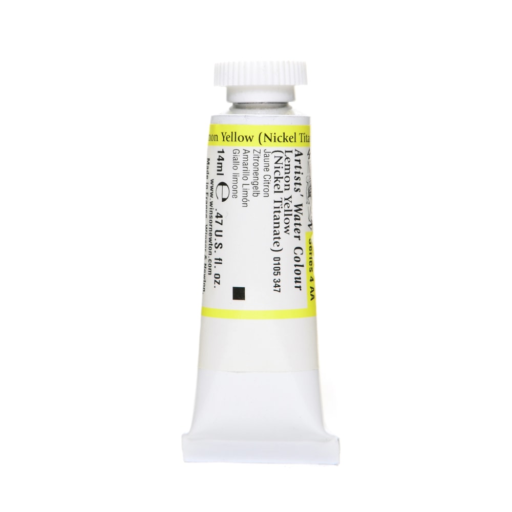 Winsor & Newton Professional Watercolors, 14 mL, Lemon Yellow Hue, 347