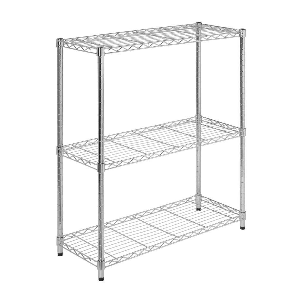 Honey-Can-Do Urban - Trolley - 3 shelves - steel - chrome