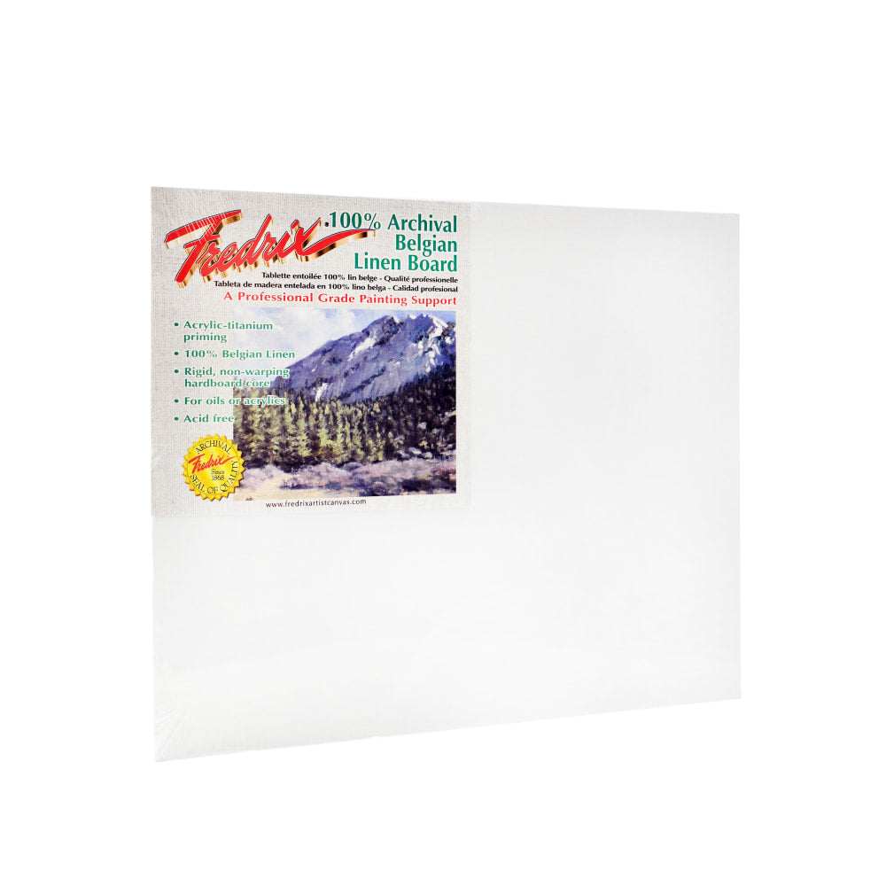 Fredrix Archival Linen Canvas Board, 16in x 20in