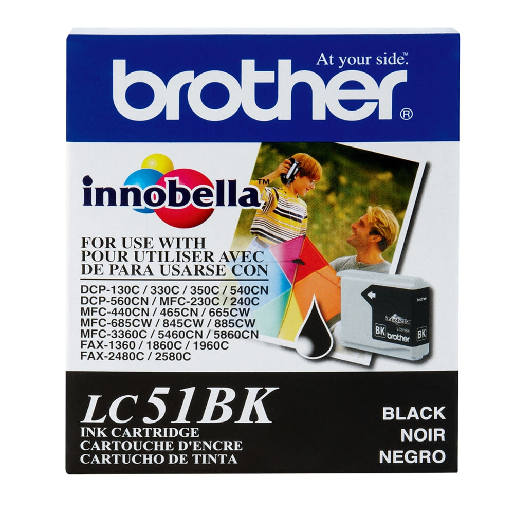 Brother LC51 Black Ink Cartridge, LC51BK