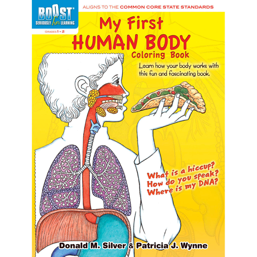 Dover Publications BOOST Coloring Books, My First Human Body, Pack Of 6 Books