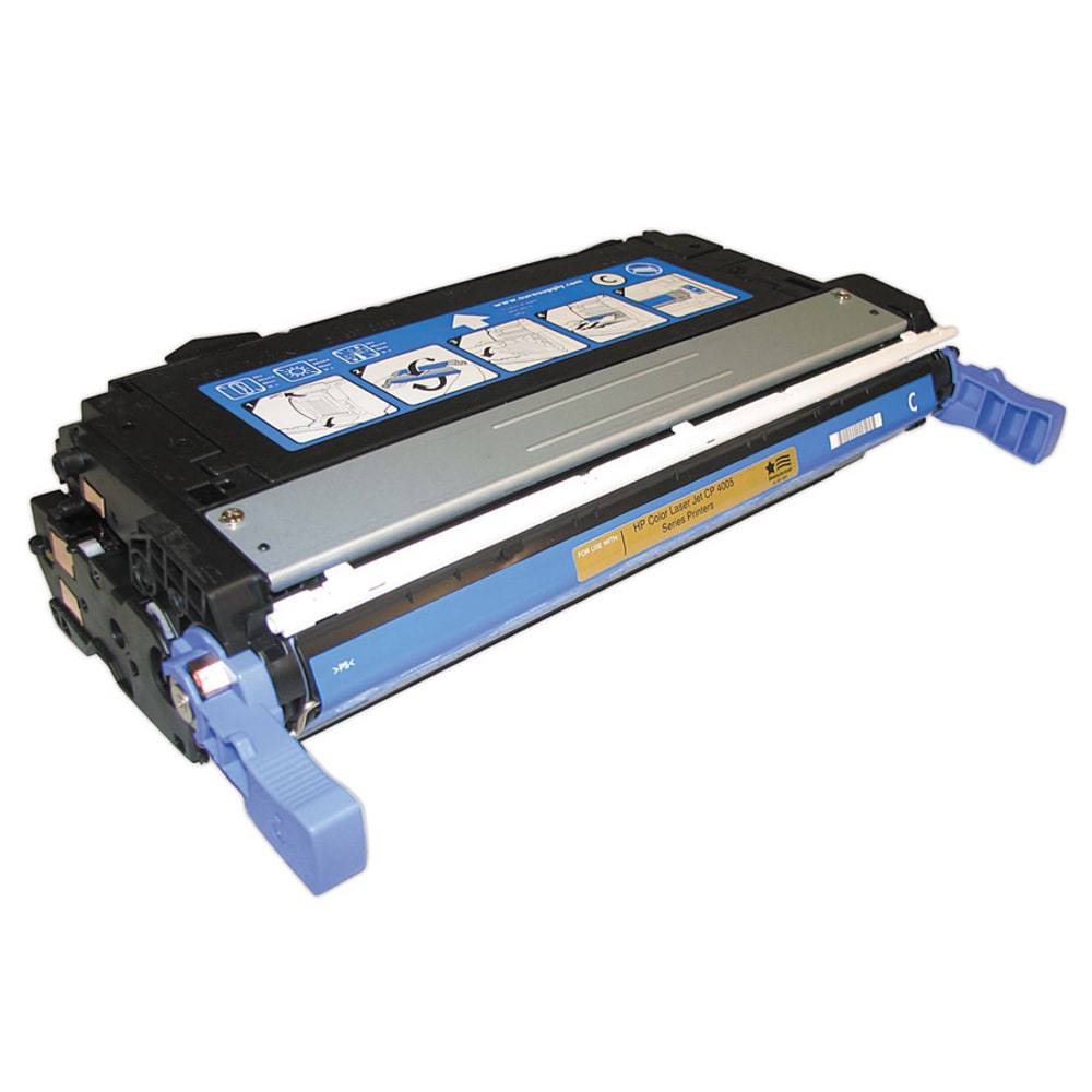 Hoffman Tech Remanufactured Cyan Toner Cartridge Replacement For HP 642A, CB401A, 545-41A-HTI