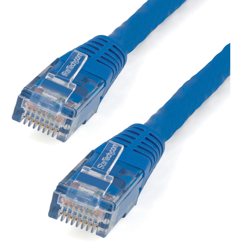 StarTech.com 15ft CAT6 Ethernet Cable - Blue Molded Gigabit CAT 6 Wire