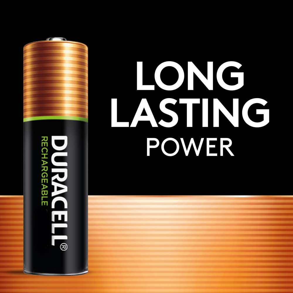 Duracell Rechargeable Ion Speed 1000 Battery Charger, Includes 4 AA NiMH Batteries